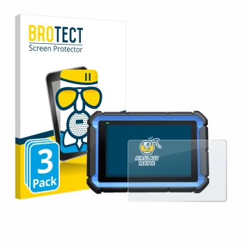 Parte frontale di una confezione del prodotto con il logo del marchio BROTECT. Accanto è raffigurato il dispositivo Topdon Art