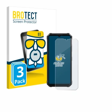 Parte frontale di una confezione del prodotto con il logo del marchio BROTECT. Accanto è raffigurato il dispositivo Fossibot F