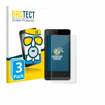 Parte frontale di una confezione del prodotto con il logo del marchio BROTECT. Accanto è raffigurato il dispositivo Logicom Wa