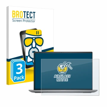Parte frontale di una confezione del prodotto con il logo del marchio BROTECT. Accanto è raffigurato il dispositivo Dell Preci