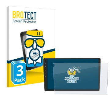 Parte frontale di una confezione del prodotto con il logo del marchio BROTECT. Accanto è raffigurato il dispositivo Eonon ua12