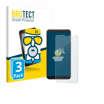 Parte frontale di una confezione del prodotto con il logo del marchio BROTECT. Accanto è raffigurato il dispositivo TCL 403 co