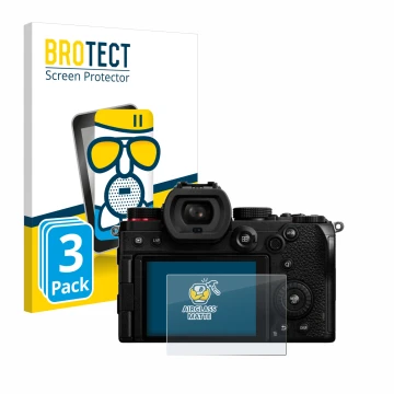 Parte frontale di una confezione del prodotto con il logo del marchio BROTECT. Accanto è raffigurato il dispositivo Panasonic 