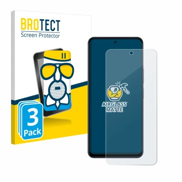Parte frontale di una confezione del prodotto con il logo del marchio BROTECT. Accanto è raffigurato il dispositivo Vivo Y19s 