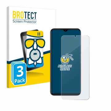 Parte frontale di una confezione del prodotto con il logo del marchio BROTECT. Accanto è raffigurato il dispositivo Doogee N50