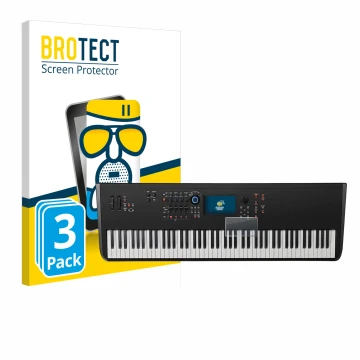Parte frontale di una confezione del prodotto con il logo del marchio BROTECT. Accanto è raffigurato il dispositivo Yamaha MOD