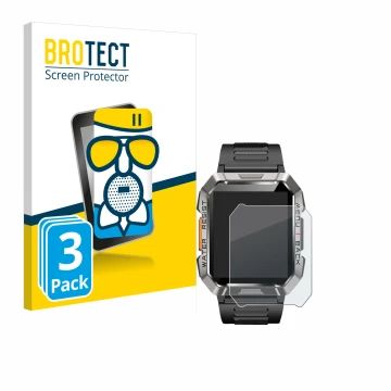 Parte frontale di una confezione del prodotto con il logo del marchio BROTECT. Accanto è raffigurato il dispositivo Baolubao W