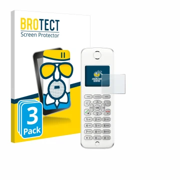 Parte frontale di una confezione del prodotto con il logo del marchio BROTECT. Accanto è raffigurato il dispositivo AVM Fritz!
