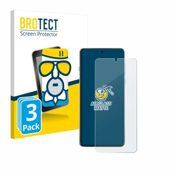 Parte frontale di una confezione del prodotto con il logo del marchio BROTECT. Accanto è raffigurato il dispositivo Oppo Find 