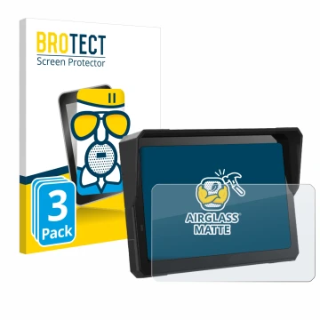 Parte frontale di una confezione del prodotto con il logo del marchio BROTECT. Accanto è raffigurato il dispositivo Carpuride 