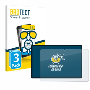 Parte frontale di una confezione del prodotto con il logo del marchio BROTECT. Accanto è raffigurato il dispositivo Teclast T7