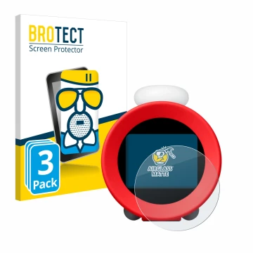 Parte frontale di una confezione del prodotto con il logo del marchio BROTECT. Accanto è raffigurato il dispositivo Nintendo S