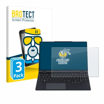 Parte frontale di una confezione del prodotto con il logo del marchio BROTECT. Accanto è raffigurato il dispositivo Tuxedo Inf