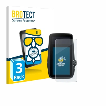 Parte frontale di una confezione del prodotto con il logo del marchio BROTECT. Accanto è raffigurato il dispositivo Coros Dura
