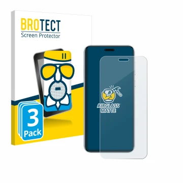 Parte frontale di una confezione del prodotto con il logo del marchio BROTECT. Accanto è raffigurato il dispositivo Honor Magi