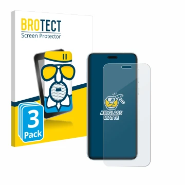 Parte frontale di una confezione del prodotto con il logo del marchio BROTECT. Accanto è raffigurato il dispositivo Honor Magi