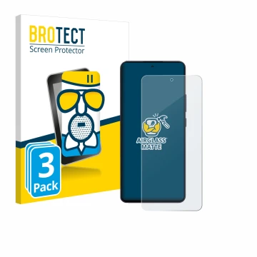 Parte frontale di una confezione del prodotto con il logo del marchio BROTECT. Accanto è raffigurato il dispositivo Oppo Reno 