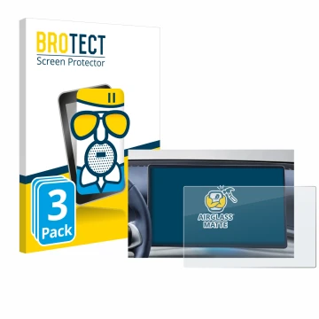 Parte frontale di una confezione del prodotto con il logo del marchio BROTECT. Accanto è raffigurato il dispositivo BYD Atto 3