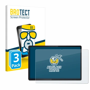 Parte frontale di una confezione del prodotto con il logo del marchio BROTECT. Accanto è raffigurato il dispositivo Lenovo Ide