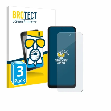 Parte frontale di una confezione del prodotto con il logo del marchio BROTECT. Accanto è raffigurato il dispositivo Hotwav Not