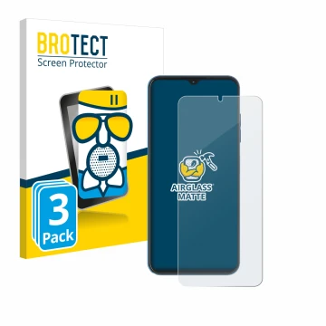 Parte frontale di una confezione del prodotto con il logo del marchio BROTECT. Accanto è raffigurato il dispositivo Hotwav Not