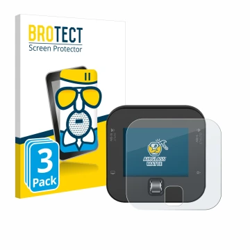 Parte frontale di una confezione del prodotto con il logo del marchio BROTECT. Accanto è raffigurato il dispositivo ISDT Q6 Re