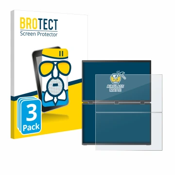 Parte frontale di una confezione del prodotto con il logo del marchio BROTECT. Accanto è raffigurato il dispositivo Uperfect U