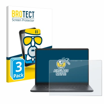 Parte frontale di una confezione del prodotto con il logo del marchio BROTECT. Accanto è raffigurato il dispositivo Dell Pro 1