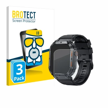 Parte frontale di una confezione del prodotto con il logo del marchio BROTECT. Accanto è raffigurato il dispositivo bedee Smar
