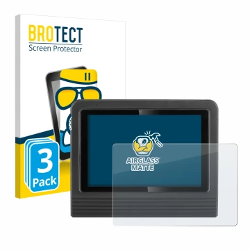 Parte frontale di una confezione del prodotto con il logo del marchio BROTECT. Accanto è raffigurato il dispositivo Launch X-4