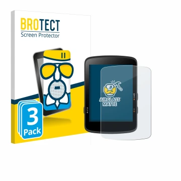 Parte frontale di una confezione del prodotto con il logo del marchio BROTECT. Accanto è raffigurato il dispositivo Bryton Rid