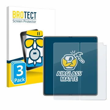 Parte frontale di una confezione del prodotto con il logo del marchio BROTECT. Accanto è raffigurato il dispositivo Huawei Mat