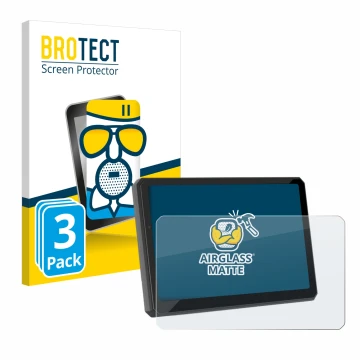 Parte frontale di una confezione del prodotto con il logo del marchio BROTECT. Accanto è raffigurato il dispositivo Carpuride 