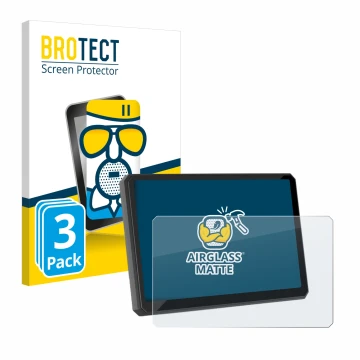 Parte frontale di una confezione del prodotto con il logo del marchio BROTECT. Accanto è raffigurato il dispositivo Carpuride 