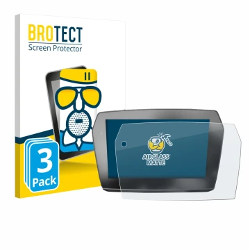 Parte frontale di una confezione del prodotto con il logo del marchio BROTECT. Accanto è raffigurato il dispositivo Voge 525DS