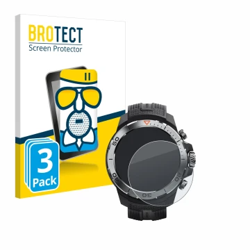 Parte frontale di una confezione del prodotto con il logo del marchio BROTECT. Accanto è raffigurato il dispositivo Xiaomi Mib