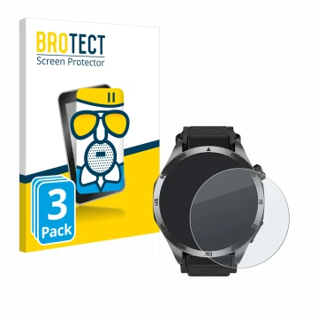 Parte frontale di una confezione del prodotto con il logo del marchio BROTECT. Accanto è raffigurato il dispositivo Knauermann
