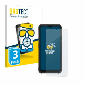 Parte frontale di una confezione del prodotto con il logo del marchio BROTECT. Accanto è raffigurato il dispositivo AGM H Max 