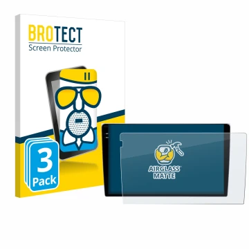 Parte frontale di una confezione del prodotto con il logo del marchio BROTECT. Accanto è raffigurato il dispositivo Teyes CC3 