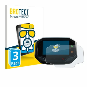 Parte frontale di una confezione del prodotto con il logo del marchio BROTECT. Accanto è raffigurato il dispositivo Kawasaki N
