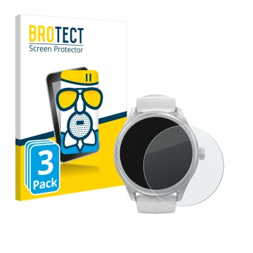 Parte frontale di una confezione del prodotto con il logo del marchio BROTECT. Accanto è raffigurato il dispositivo Hama Smart