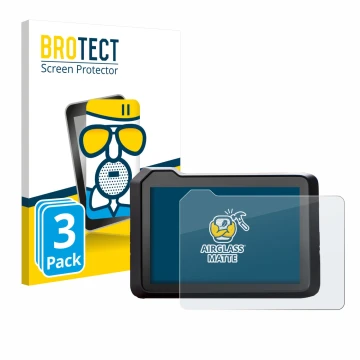 Parte frontale di una confezione del prodotto con il logo del marchio BROTECT. Accanto è raffigurato il dispositivo KTM 1390 S