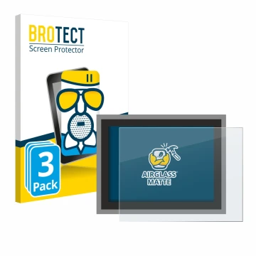 Parte frontale di una confezione del prodotto con il logo del marchio BROTECT. Accanto è raffigurato il dispositivo Megger MFT