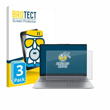 Parte frontale di una confezione del prodotto con il logo del marchio BROTECT. Accanto è raffigurato il dispositivo Lenovo Thi