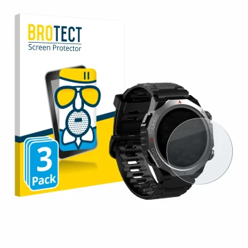 Parte frontale di una confezione del prodotto con il logo del marchio BROTECT. Accanto è raffigurato il dispositivo Atheewon S