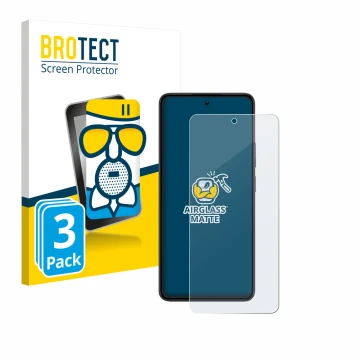 Parte frontale di una confezione del prodotto con il logo del marchio BROTECT. Accanto è raffigurato il dispositivo realme 14 
