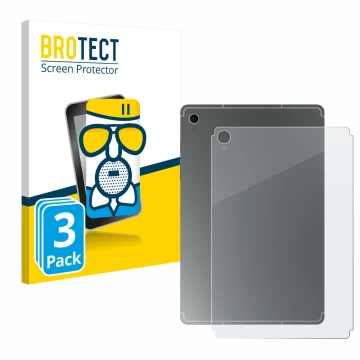 Parte frontale di una confezione del prodotto con il logo del marchio BROTECT. Accanto è raffigurato il dispositivo Samsung Ga