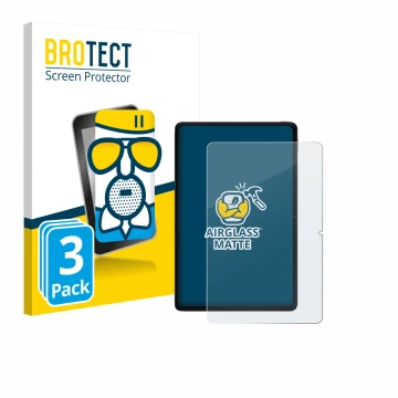 Parte frontale di una confezione del prodotto con il logo del marchio BROTECT. Accanto è raffigurato il dispositivo Xiaomi POC