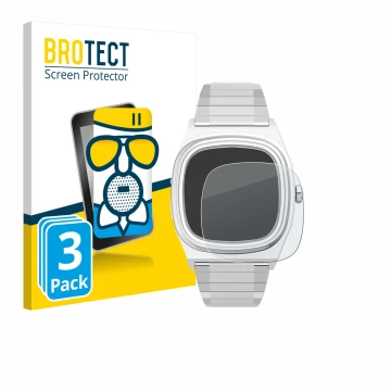 Parte frontale di una confezione del prodotto con il logo del marchio BROTECT. Accanto è raffigurato il dispositivo Timex Reis