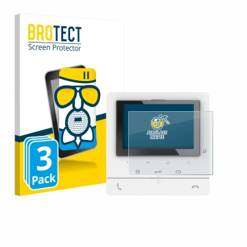 Parte frontale di una confezione del prodotto con il logo del marchio BROTECT. Accanto è raffigurato il dispositivo Biticino 3
